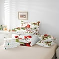 thumbnail image 6 of Castle Fairy Cardinal Bird 7-Piece Bedding Comforter Set for For Teens Girls Boys,Christmas Red Sparrows King Bedding Sets,Xmas Festival Theme Ultra Soft Bed Sheets,Super Cozy Room Decor, 6 of 8