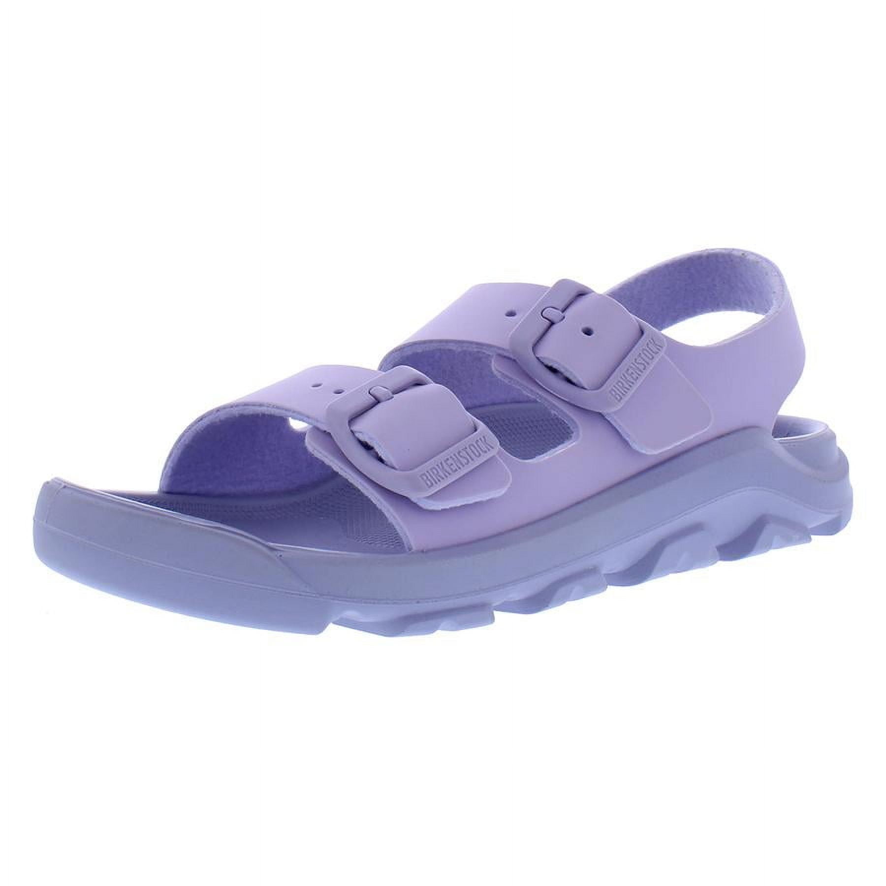 Birkenstock Mogami PS Narrow Girls Shoes Size 2, Color: Icy Purple Fog Monochrome