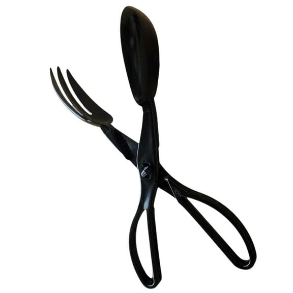 Black Salad Scissor Tongs – 11.5" CT3304 Partipak, Polystyrene, Partipak / D&W Fine