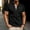 Black, variant on Mens Short Sleeve Button down Shirts Mens Tshirts Cotton Vneck Summer Tops Casual Teens Oversized Tshirts for Men Plain my orders placed