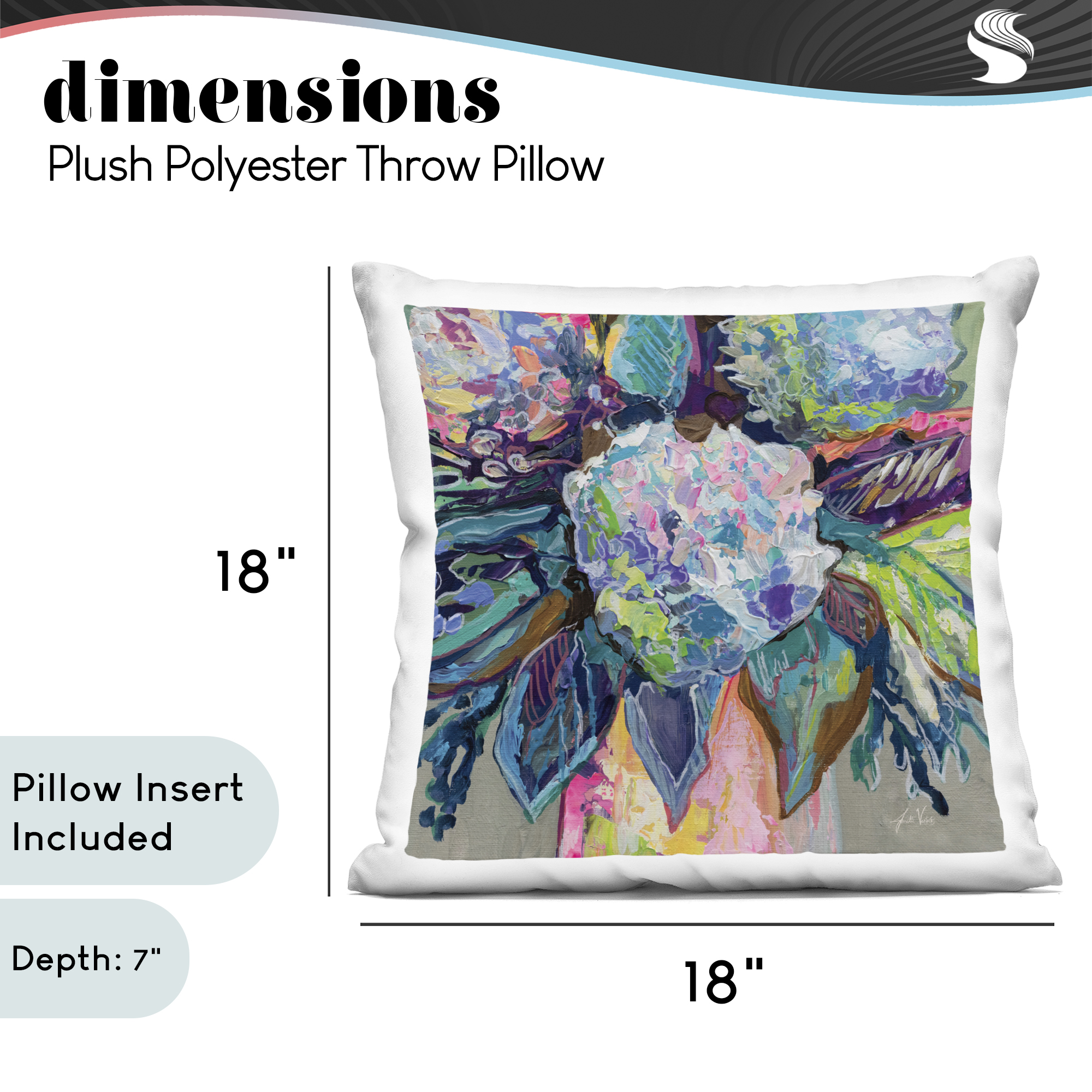 Stupell Industries Love That Gives Bouquet Decorative Printed Throw Pillow, design by Jeanette Vertentes
