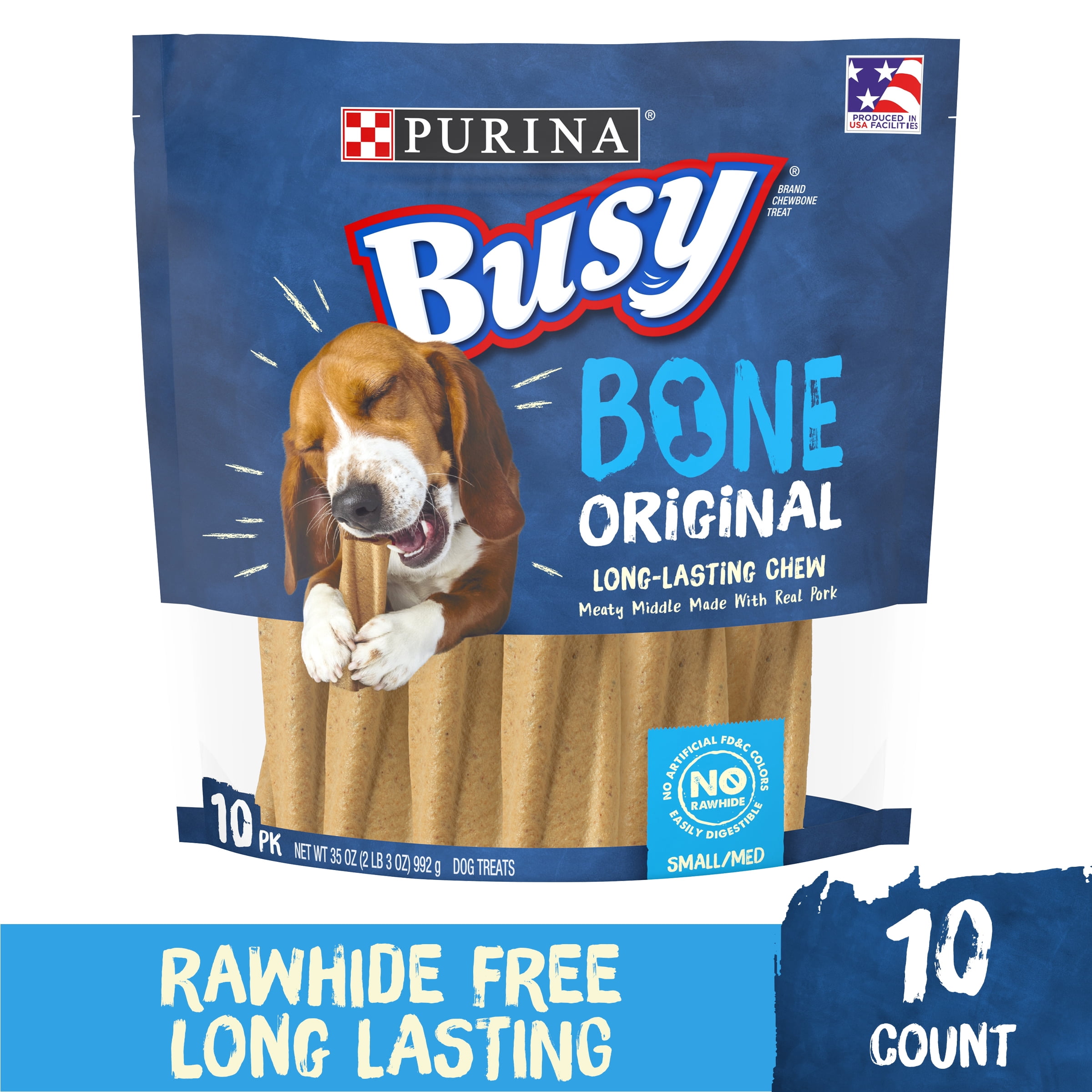 Purina Busy Small/Medium Dog Bones, Original, 10 ct. Pouch