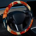 thumbnail image 2 of Woodpecker 14.5 Inch Printing PVC Leather Car Wheel Covers Steering Wheel Cover Auto Accessories, 2 of 6
