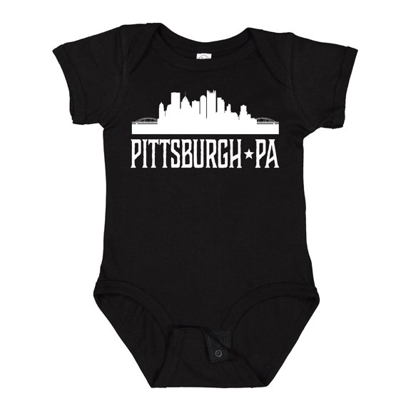 Inktastic Pittsburgh Pennsylvania Skyline Pa Cities Boys or Girls Baby Bodysuit