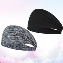Pretyzoom 2Pcs Sweat Absorbing Headwraps Comfortable Breathable Hair Accessories Sports