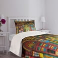thumbnail image 5 of Ambesonne Colorful Quilted Bedspread Set 2 Pcs, Scenes from Singapore, Twin Size, Multicolor, 5 of 6