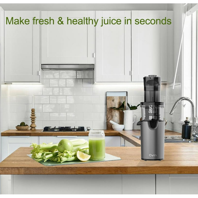 Compact Slow Juicer Machine Electric Juicer Cold Press Squeezer Vegetable  800ML