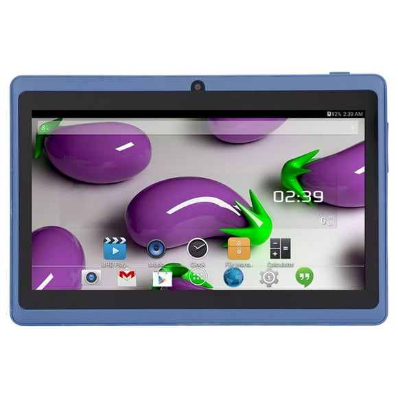 7in Kids Tablet, 1024 600 Pixels 8GB HD Display Quad Core Processor Convertible Laptop Display Tablet Computer, PC CPU Eye Protection Kids Tablet ROM Support WiFi  Dual Camera For