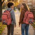 thumbnail image 3 of Chririnla Red Farm Tractor Pattern Large Capacity Daypack with Multiple Pockets traspirante Zaino per bambini per la scuola, Waterproof 17 Inch Kids Backpack for School Casual, 3 of 9