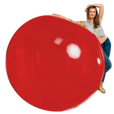 TILCO BALLOONS | Giant Balloons Red 72 Inch Jumbo | Ready to Inflate With Air, Helium or Fill With Water | Decorate Your Birthday, Graduations, Events or Weddings | Balloon to Get Inside