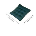 thumbnail image 4 of KQJQS 2 Pcs Non-Slip Tufted Square Chair Cushion 16"x16" with Ties - Seat Cushion for Dining Kitchen Bar Stool Chair, 4 of 6