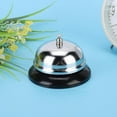 thumbnail image 3 of Cergrey Stainless Steel Dinner Call Bell Desk Service Bell for Kitchen Coffee Shop Restaurant, Loud Crisp, Desk Bell, 3 of 5