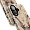 thumbnail image 2 of Cute Bunny Floral Phone Case, Vintage Watercolor Rabbit iPhone Cover, Soft Aesthetic Protective Case for iPhone 16 15 14 13 12 11, 2 of 6