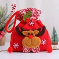 thumbnail image 4 of Ganfancp Bolsas con Asas para Regalos Navideños Artículos para Fiestas Navideñas Bolsas para Caramelos Bolsas para Decoración Navideña y Manzanas Bolsas para Regalos Atrás Ofertas de La Semana 1X Bol, 4 of 6