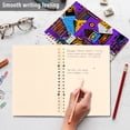 thumbnail image 4 of FORMRS 1-Subject Spiral Notebook 8" x 5" College Ruled 60 Refillable Sheet A5 Hard Cover, Purple Simple Triangles, 4 of 7