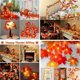 thumbnail image 4 of Guirnalda de hojas de arce YONGSHENG 20 luces Decoración de otoño, 4 of 4