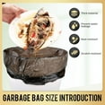thumbnail image 4 of Trash Bags, 5 Rolls/100 Counts Disposable Small Garbage Bags for Office, Kitchen,Bedroom Waste Bin,Colorful Portable Strong Rubbish Bags,Wastebasket Bags, 4 of 8