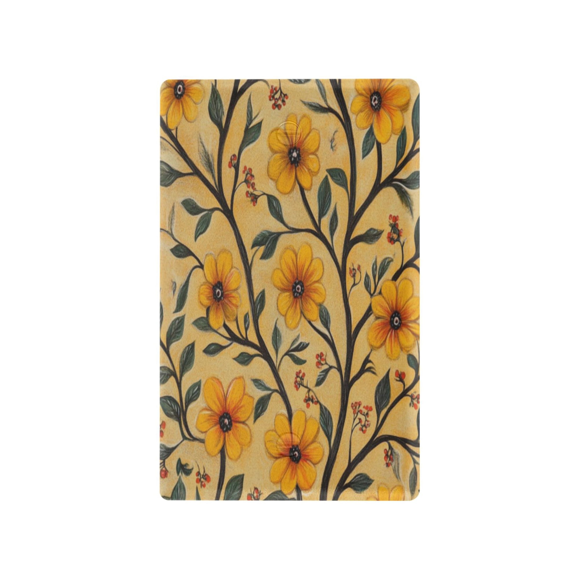 Switch Panel Switch Decoration 2.76x4.53x0.28 Inches Unused Outlet Cover Switch Plate Wall Plates Living Room Kitchen Bedroom Study Switches Lovely Yellow Pretty Flowers