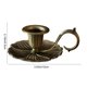 thumbnail image 3 of Candelabro cónico vintage de metal, latón plateado bronceado, estilo antiguo para decoración de mesa navideña, 1 unidad, 10 x 5,5 cm Rkxzt, 3 of 9