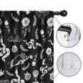 thumbnail image 4 of Blackout Kids Curtains,Black Hand Flower Snake Pattern Childrens Insulated Curtains Set Of 2,Bedroom Essentials,Toddler Room Decor 42x54in(106x137cm), 4 of 5