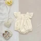 thumbnail image 4 of Trajes de hermana, vestido de princesa de verano para niña, vestidos florales bordados para niño, mono bonito con mangas voladoras para bebé, ropa para chico, 4 of 6