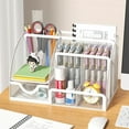thumbnail image 4 of 1PCS Desk Organizer Pen Holder MeshPencil Holder Large capacity MetalDesktop Storage Box for Office andSchool supplies, 4 of 10