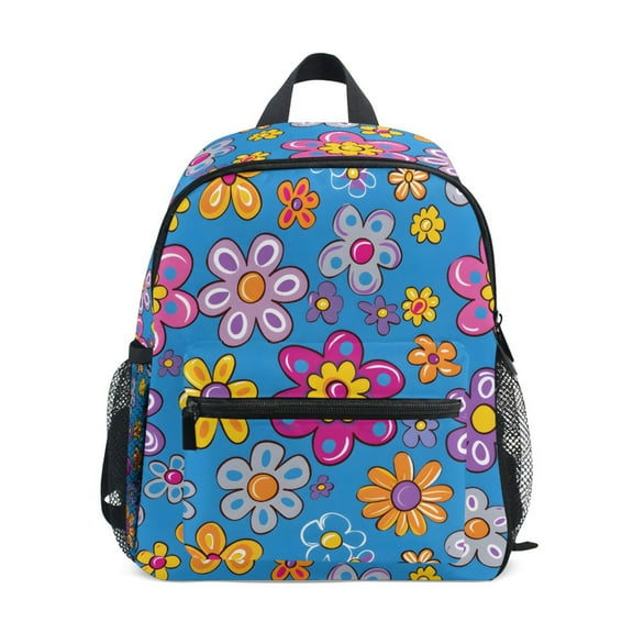 ALAZA Daisy Floral School Backpack Small Bookbag Mini Bags