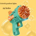 thumbnail image 1 of Pistola de burbujas eléctrica automática para niños, juguete de cohete de jabón, máquina de burbujas al aire libre, fiesta de boda, luz LED, regalos de cumpleaños Fivean unisex, 1 of 2