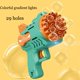 thumbnail image 1 of Pistola de burbujas eléctrica automática para niños, juguete de cohete de jabón, máquina de burbujas al aire libre, fiesta de boda, luz LED, regalos de cumpleaños Fivean unisex, 1 of 2
