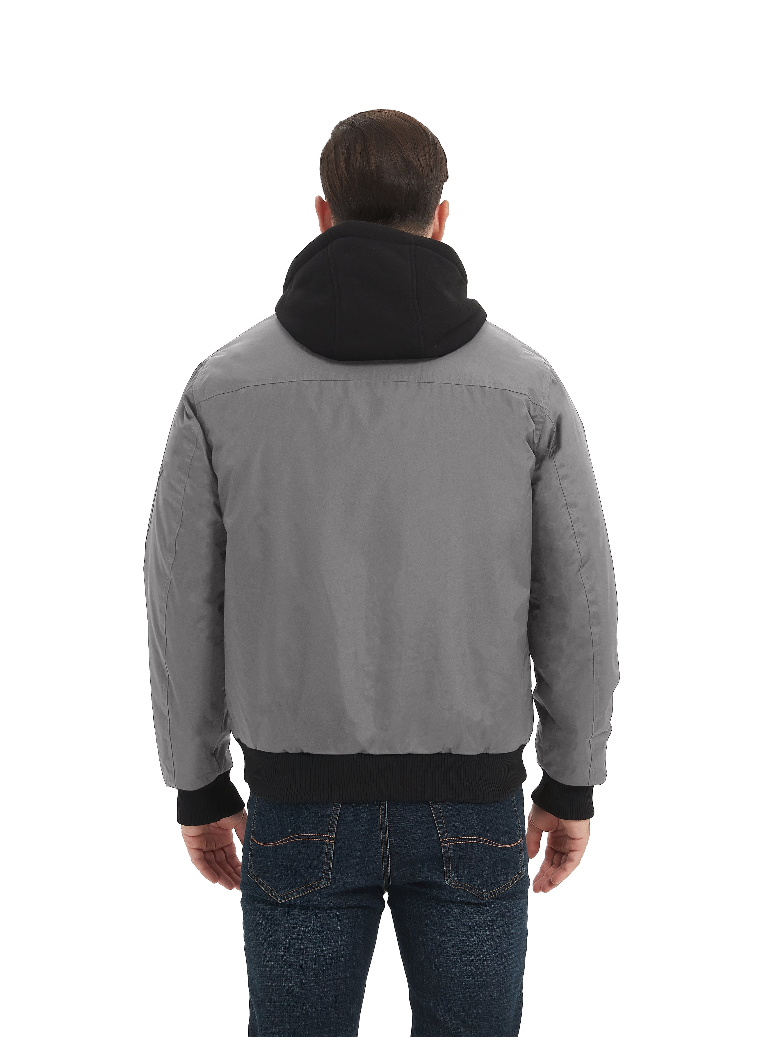 Hawke & Co Mens Stanton Hooded Bomber, Sizes S-2XL