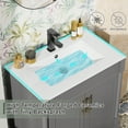 thumbnail image 5 of 30" Freestanding Bathroom Vanity with Ceramic Sink Top, Faucet, Classic Tapered legs, 5 of 8