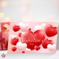 thumbnail image 3 of Jumbo Happy Valentine’s Day Cards and Envelopes, Beautiful and Romantic Love Hearts Greetings for Husband, Wife, Boyfriend, or Girlfriend | 8.5 x 5.5” (When Folded) | 2 Per Pack, 3 of 6