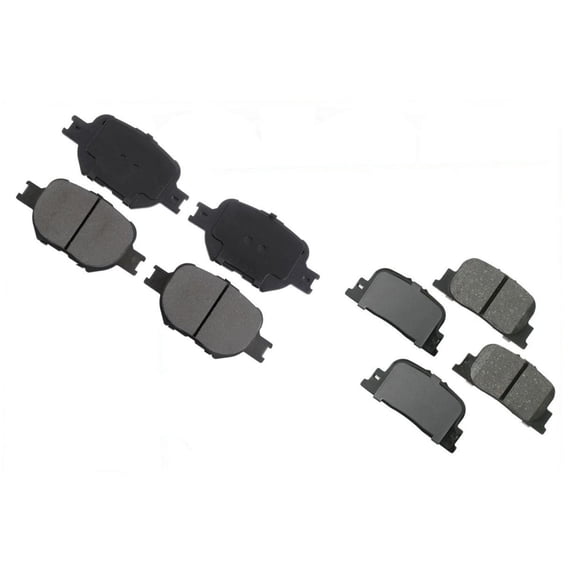 8 Pads Front & Rear Ceramic Brake Pads fits for 2005-2010 Scion TC