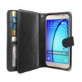 thumbnail image 3 of NEXTKIN Multi Card Slots Double Flap Wallet Pouch Case for Samsung Galaxy On5 G550 G500, Silver Dog Paws, 3 of 7