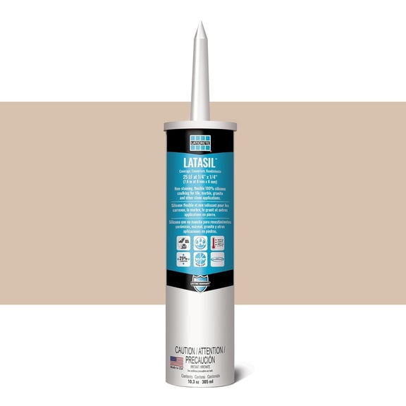 LATICRETE Latasil High Performance Silicone Sealant, Antique White #23