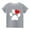 Gray, variant on MeetoTime Kids Boys Girls Short-sleeved Tops Printed Round Neck Cotton T-shirt Children Summer Clothes