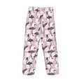 thumbnail image 3 of Vsdgher Pineapple Flamingo Print Mens Pajama Pants Sleep & Lounge Pants, PJ Bottoms With elastic waistb and Pockets, 3 of 5
