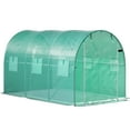 thumbnail image 4 of VEVOR Walk-in Tunnel Greenhouse Galvanized Frame & Waterproof Cover 12x7x7 ft, 4 of 9