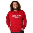 thumbnail image 5 of I Speak Fluent Sarcasm Humor Hoodie Sweatshirt Women Men Brisco Brands S, 5 of 5