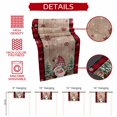thumbnail image 5 of Table Runner 36 Inch Long - Gnome Winter Christmas Tree SnowDecorative Table Scarf,Red Black Plaid Retro LinenDining Table Runners for Wedding Party Kitchen Dining Tables, 5 of 9