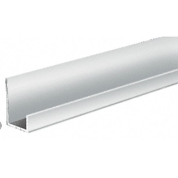 CRL D12BA Brite Anodized Aluminum 1/2" JChannel