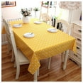 thumbnail image 1 of Mantel rectangular de algodón y lino, mantel a cuadros, mantel antipolvo, mesa de cocina y mantel 140*220CM (amarillo) oso de fresa Electrónica, 1 of 5