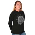 thumbnail image 4 of Cosmos Astronaut Space Stylish Plus Size Long Sleeve Graphic Tee Shirt Brisco Brands 2X, 4 of 5