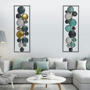 Adeco  Abstract Pattern Rectangle Frame Accents Wall Decor Set of 2 - Medium