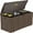 Gray Brown, variant on Decksplore 30 Gallon Lockable Resin Deck Box, Waterproof & Outdoor Storage Box for Outdoor Cushion Storage and Outdoor Delivery Storage,Brown