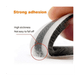 thumbnail image 4 of 2X 33Ft/10M Self Adhesive Seal Strip Weatherstrip for Windows Doors Soundproofing,Windproof,Dustproof, 0.35 x 0.2 Inch, 4 of 7