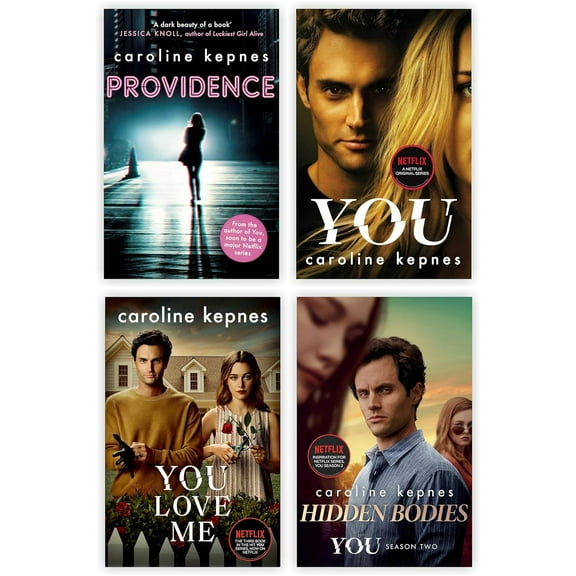 Caroline Kepnes 4 Books Set [ You,  Hidden Bodies, You Love Me & Providence ]