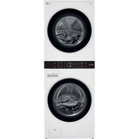 LG WKG101HWA 27 Inch Gas Front Load Laundry Center with Wi-Fi Enabled