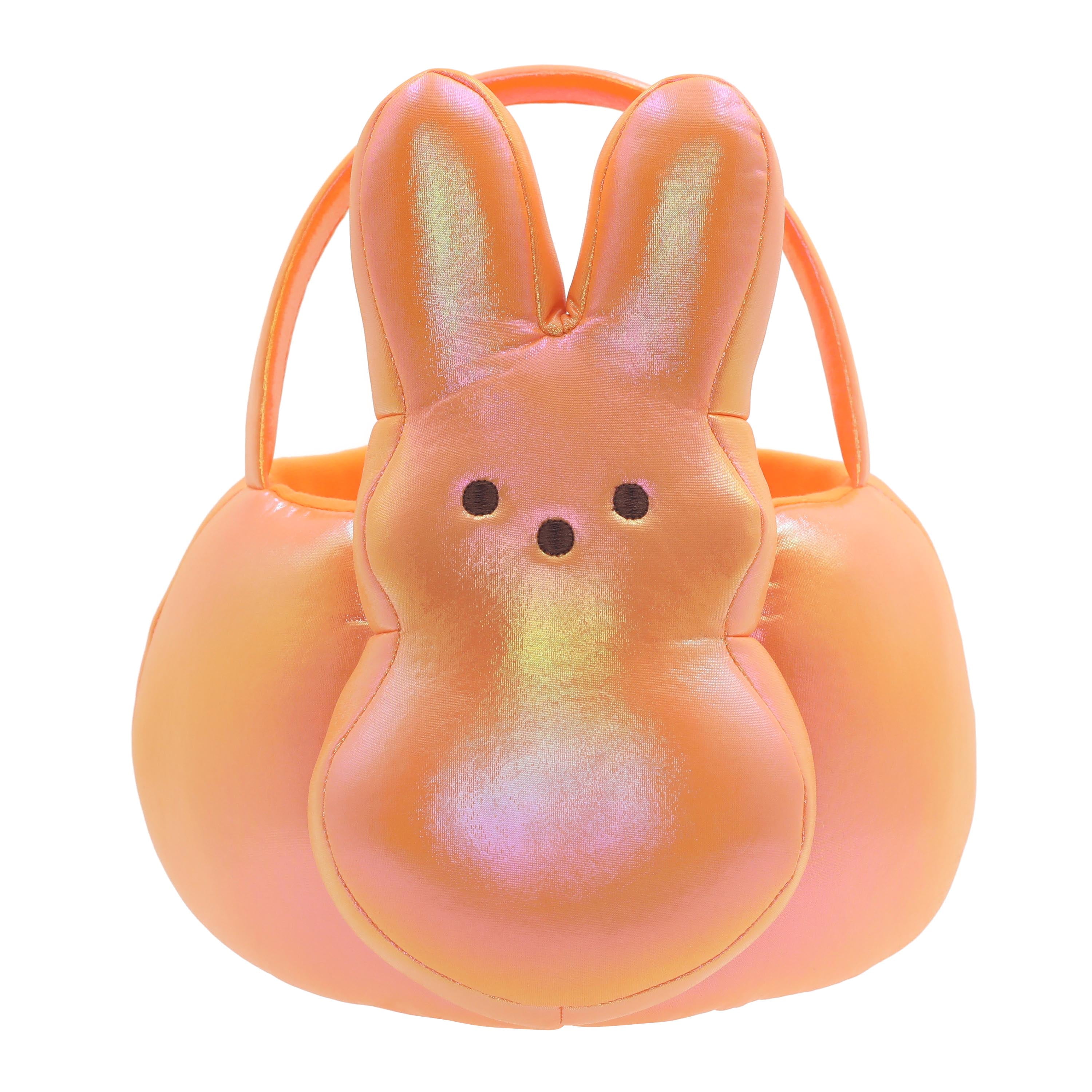 Peeps Plush Easter Basket, Orange Color