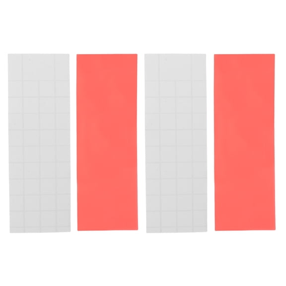 YUNLIGHTS 4Pcs Glow in The Dark Fingerboard Tape Red Adhesive for Creative Skateboard DIY